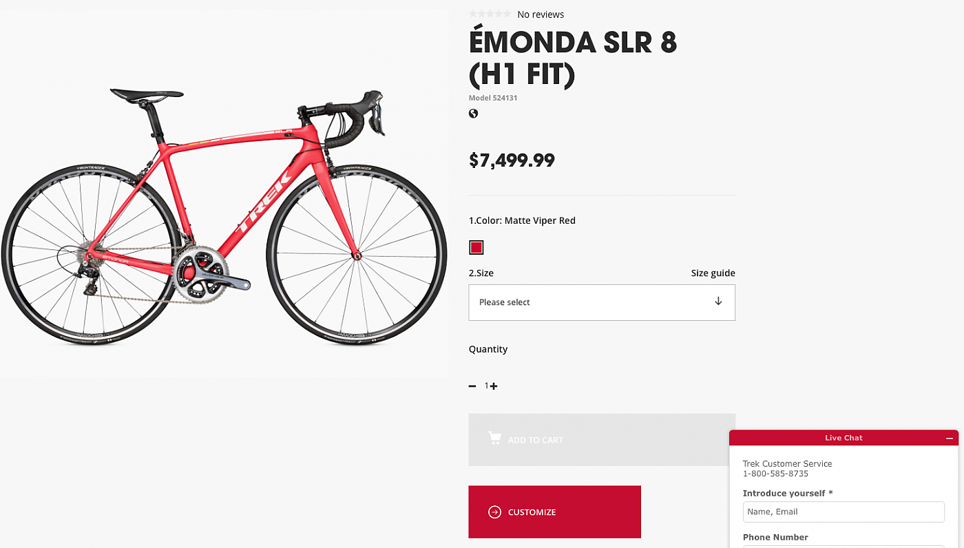 Online bicycle sales online